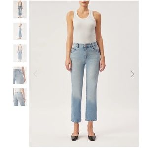 DL1961 Patti Straight High Rise Vintage Ankle in Reef (NWOT)